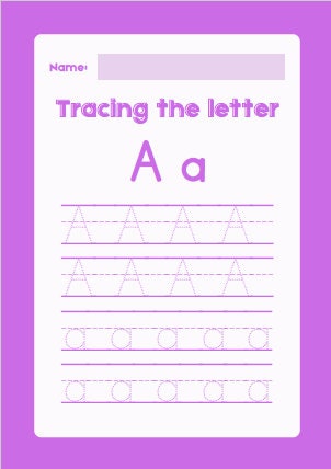 26 Printable Upper &amp; Lowercase Alphabet Letters Preschool ...