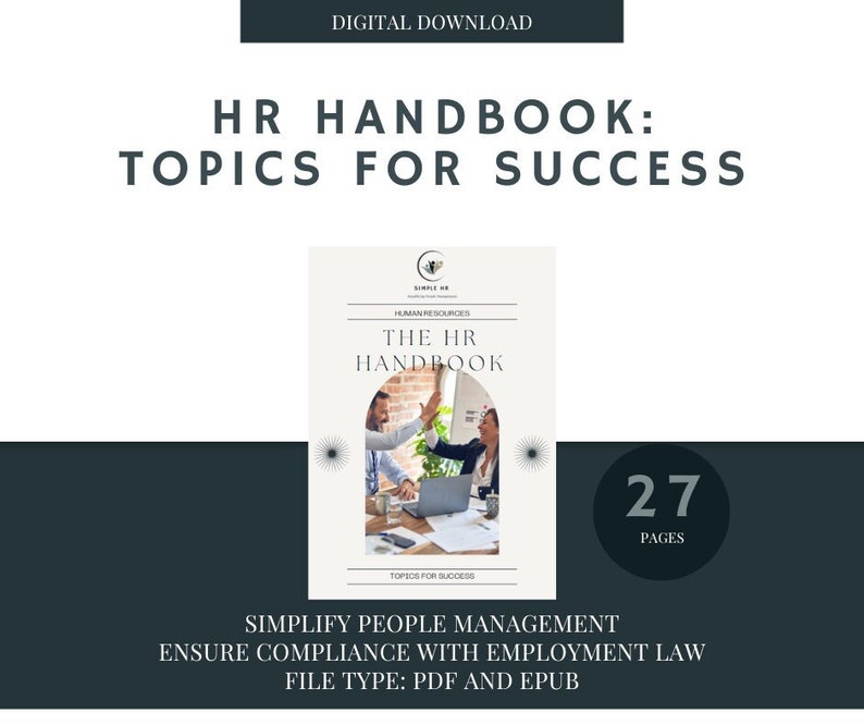 HR Handbook: Employee Management Guide (PDF, KPF) - Etsy