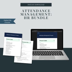 Absence Mangement Style Pack für Personalwesen & Entscheider | Anwesenheitsmanagement | Anleitung,Buchstaben,Auslöser,Vorlagen | HR-Tools und Vorlagen