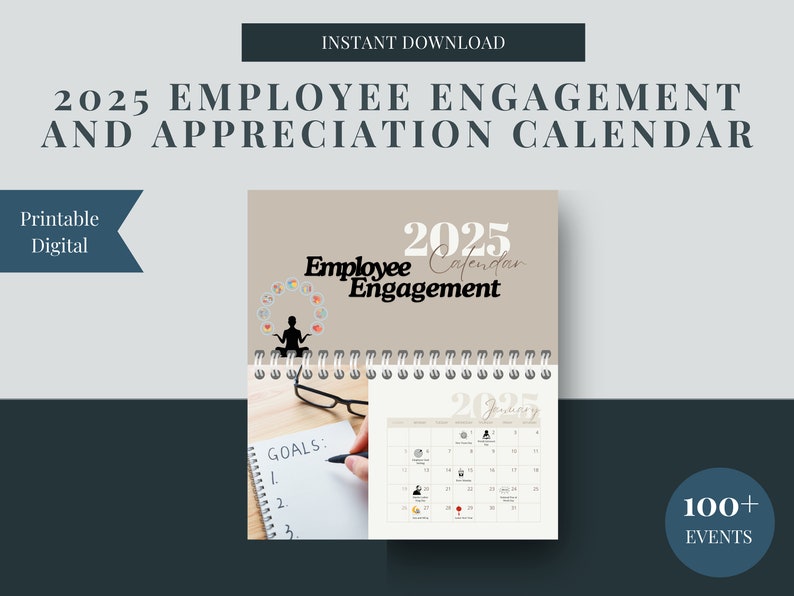 Employee Appreciation and Engagement 2025 Calendar Engage & Appreciate