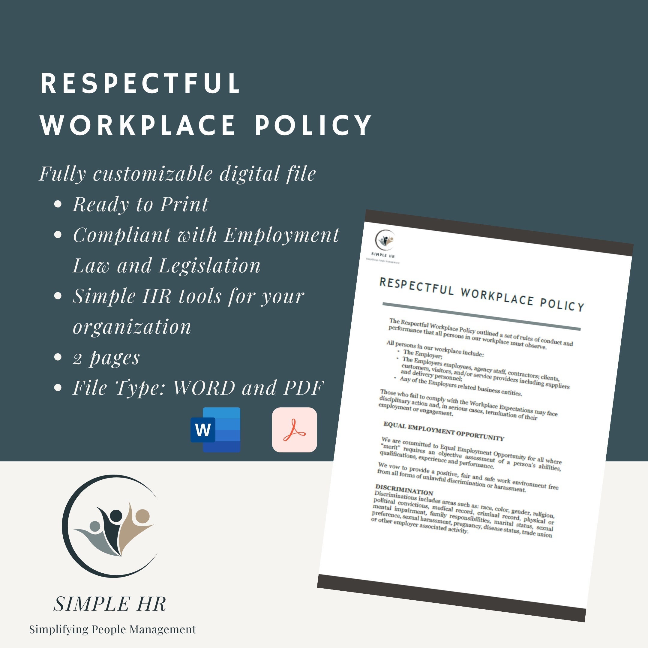 Diversity and Inclusion Respectful Workplace Policy Human Resources HR