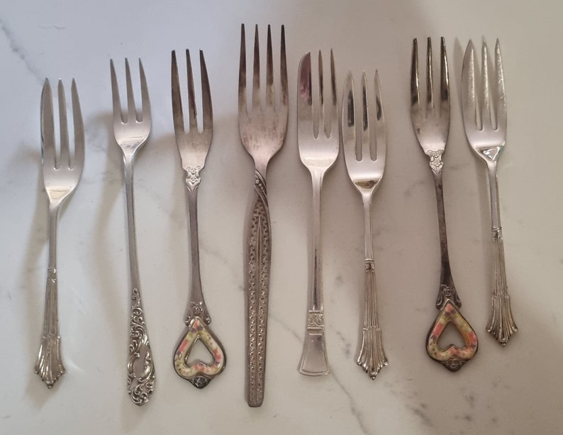 Mismatched Vintage Antique Cutlery individual pieces image 4