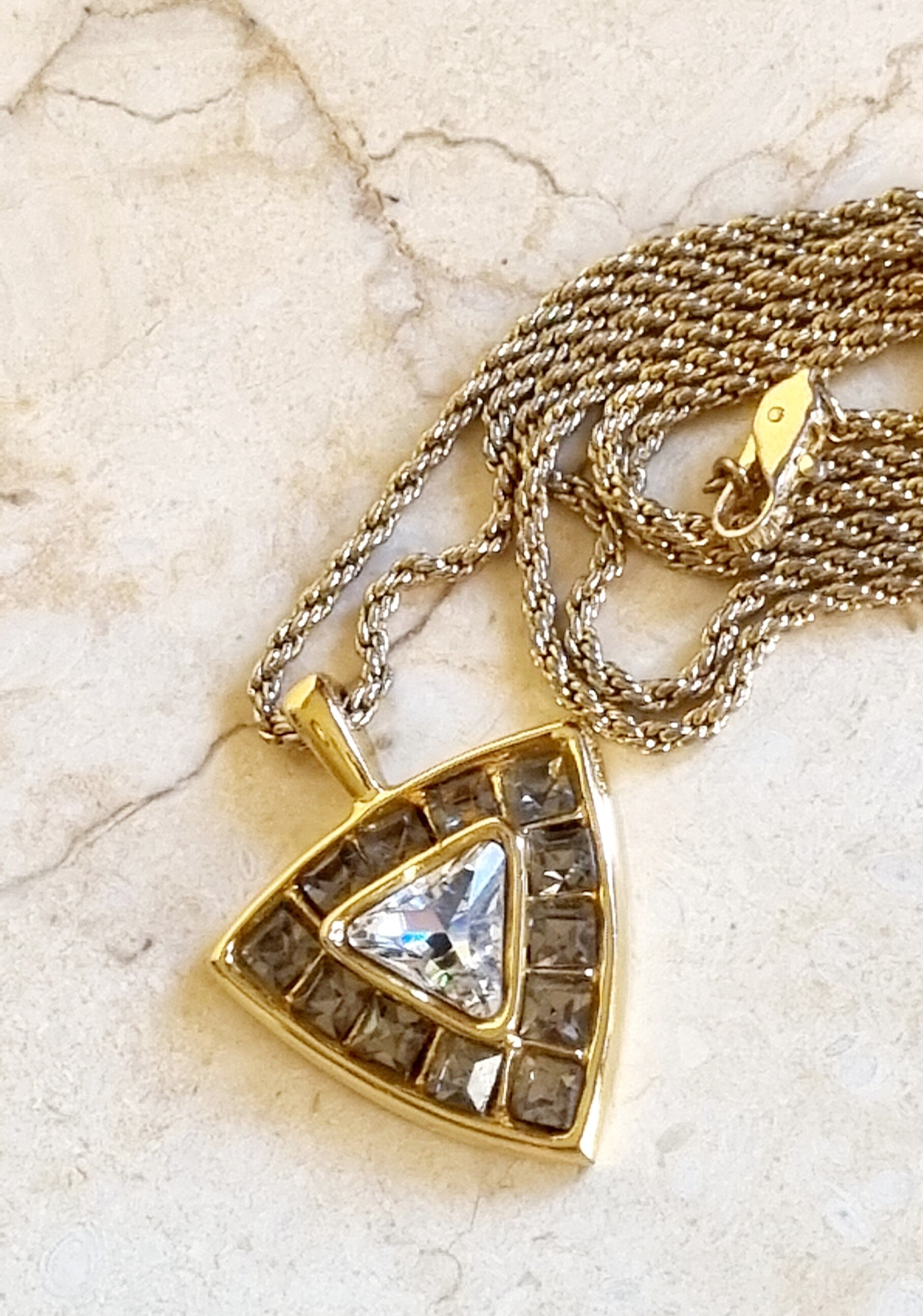 Ysl padlock necklace online