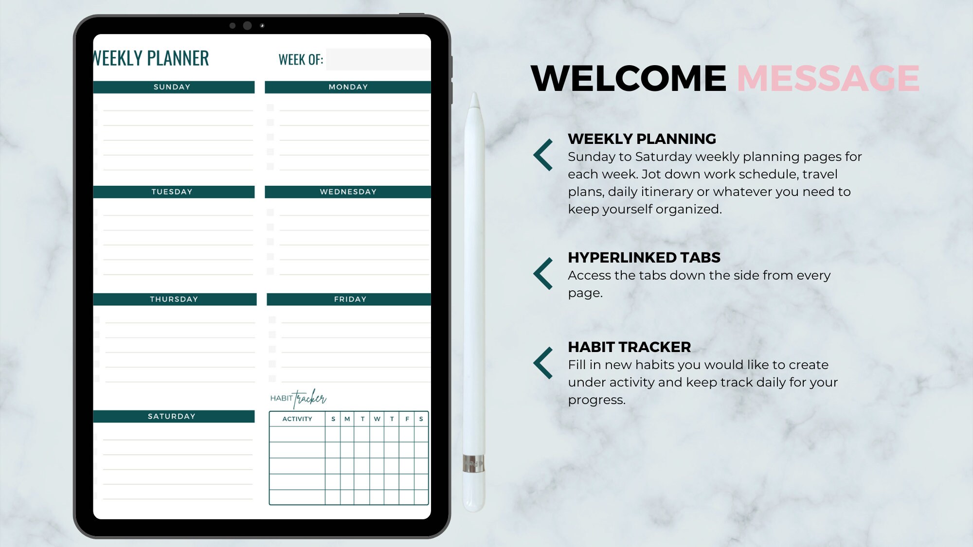 The Ultimate Digital Planner Goodnotes Planner iPad Planner - Etsy