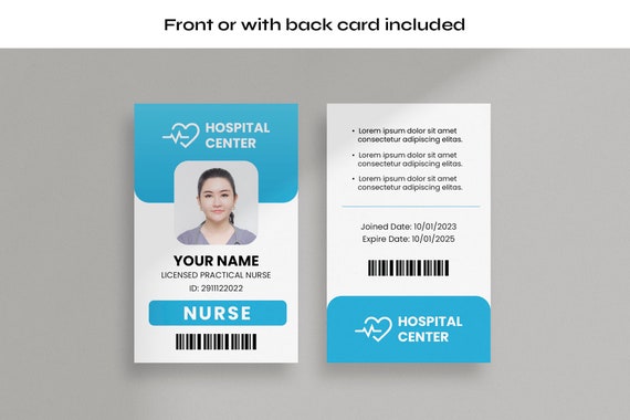 Id Card Template For Word