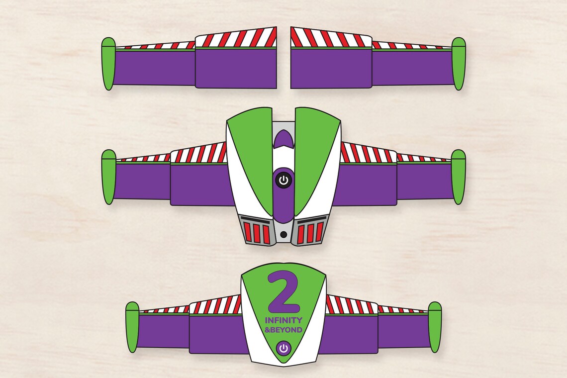 thumbnail image 2 of WindNSun Buzz Lightyear Kite - 59 Inch Wingspan Ultra Ripstop Nylon Flying Kite 2 of 13