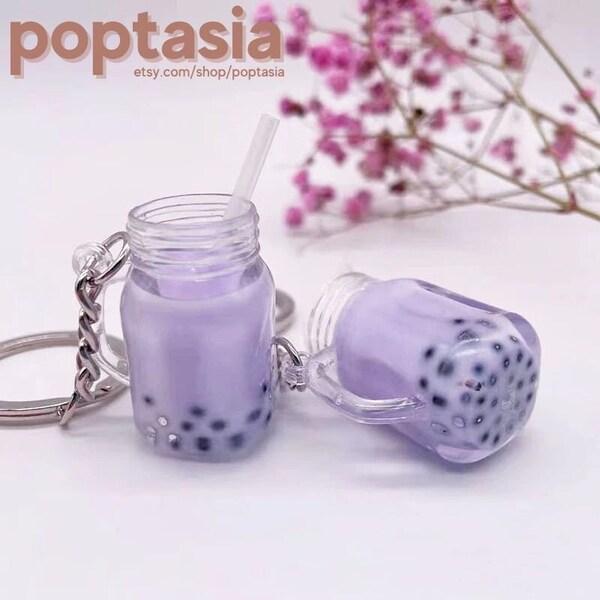 Boba Tea Keychain - Etsy