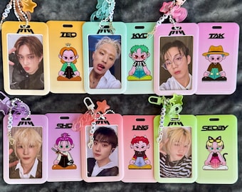 P1HARMONY Photo card Holder and charm set P1ece P1KIDS