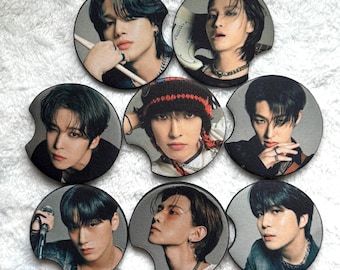 ATEEZ Car Coasters, ATZ, Atiny, KPOP
