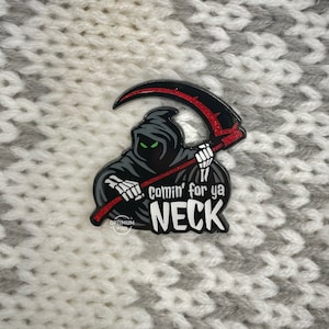 Headbanger Reaper enamel pin | hat pin | EDM pin