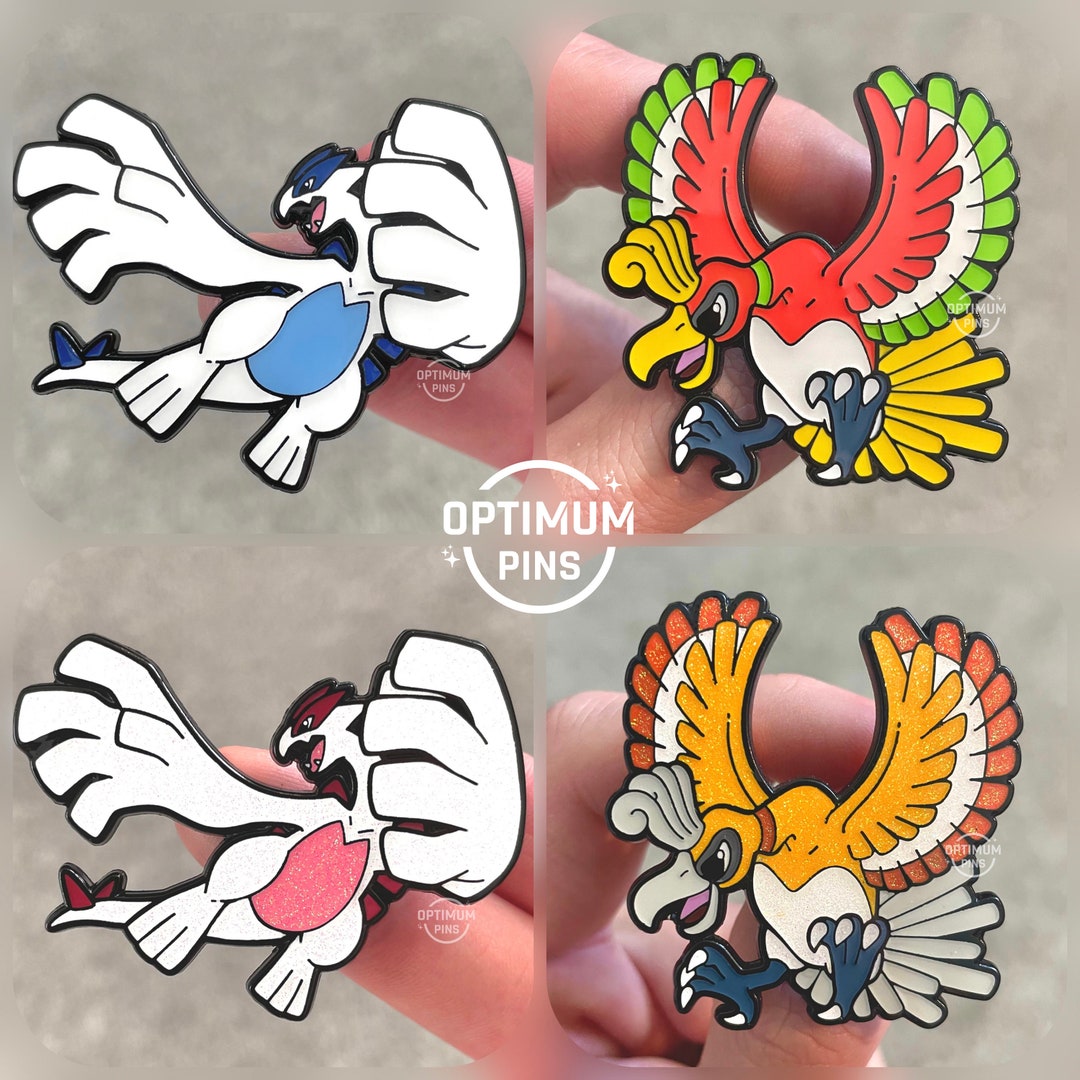 Oh Ridge Pin Lugia & Ho-oh Pokemon Enamel Pins Gen 2 Legendaries - Etsy