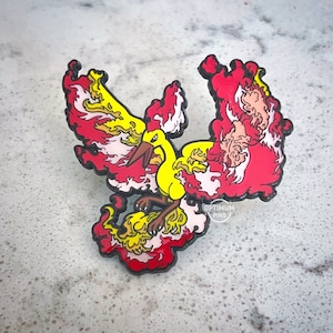 Zapdos Moltres Articuno Épinglettes en émail, épinglettes, épingles à chapeau | Pokémon Oiseaux Légendaires | Trio génération 1