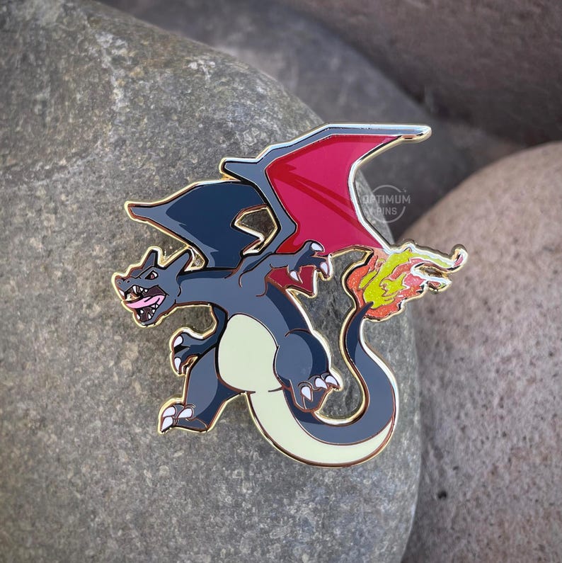 Charizard Pin Charizard Pokemon Enamel Pin, Lapel Pin, Hat Pin - Etsy