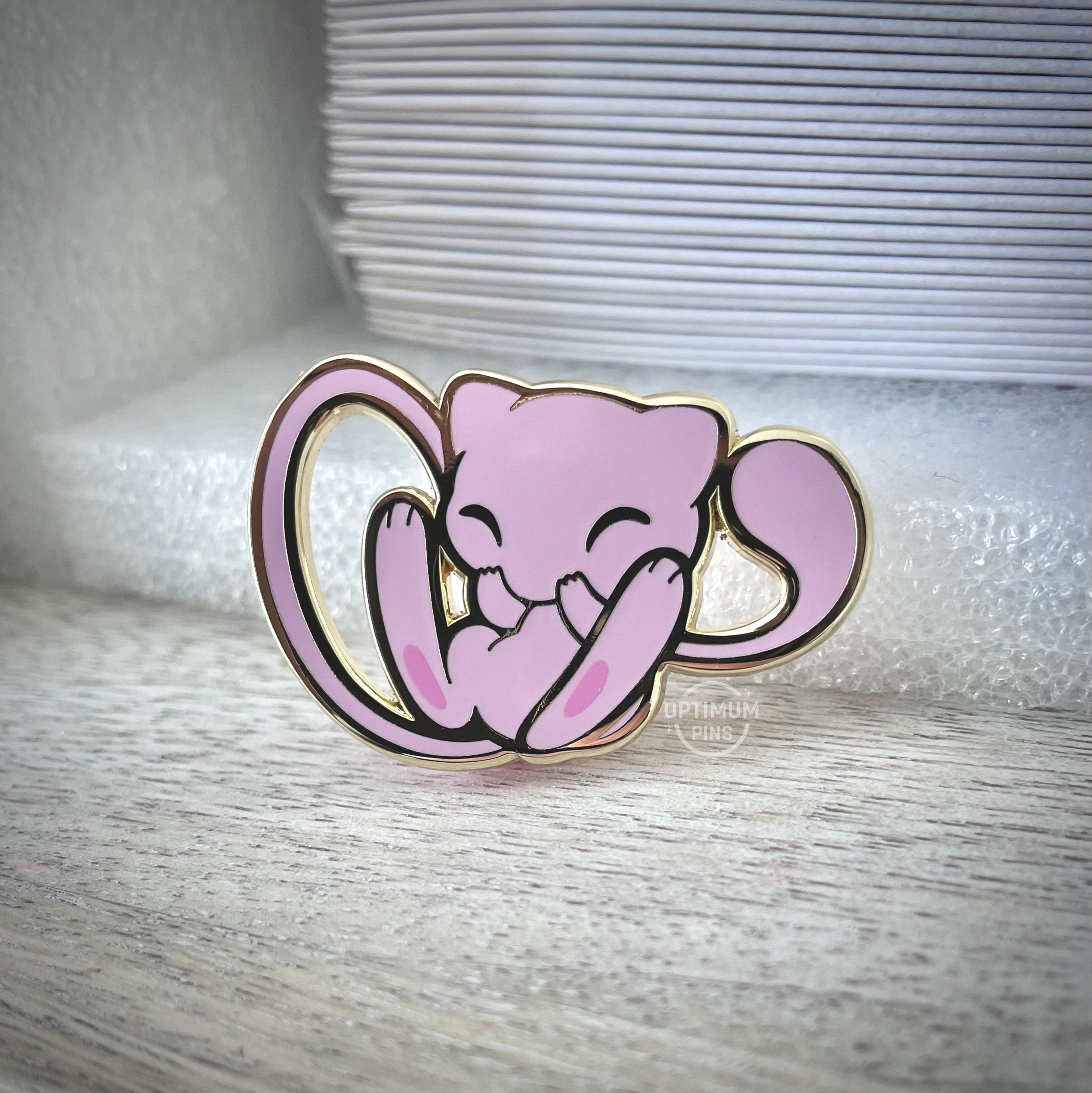 Mew Pokemon Enamel Pin, Lapel Pin, Hat Pin - Etsy display picture 1