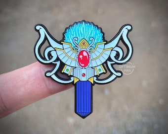 YGO Reborn Enamel Pin, Nostalgic Magic Card Lapel Pin