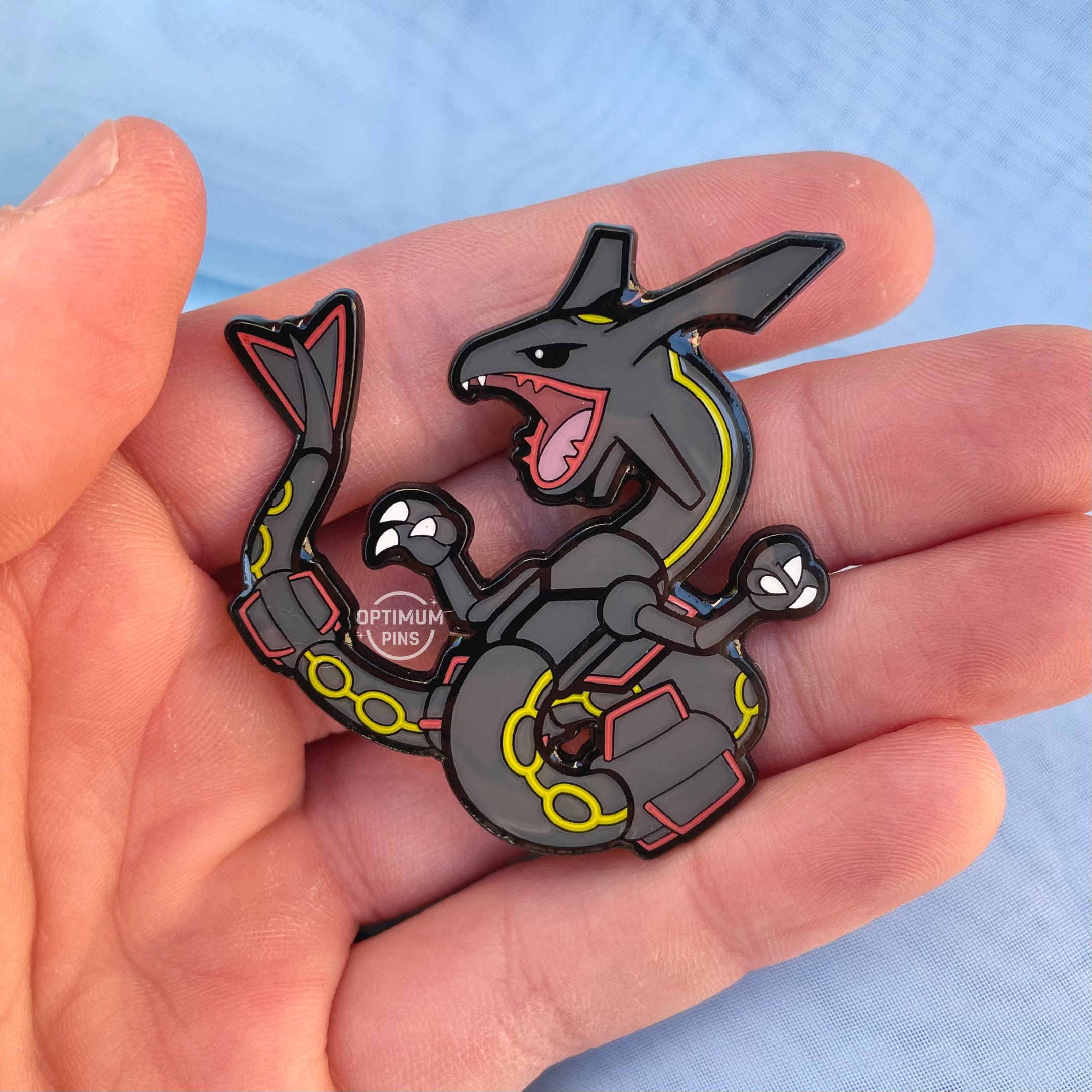 Pokemon Official Pin - Mega Rayquaza Shiny - Lapel Pins & Brooches