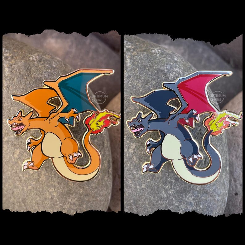 Charizard Pin Charizard Pokemon Enamel Pin, Lapel Pin, Hat Pin - Etsy