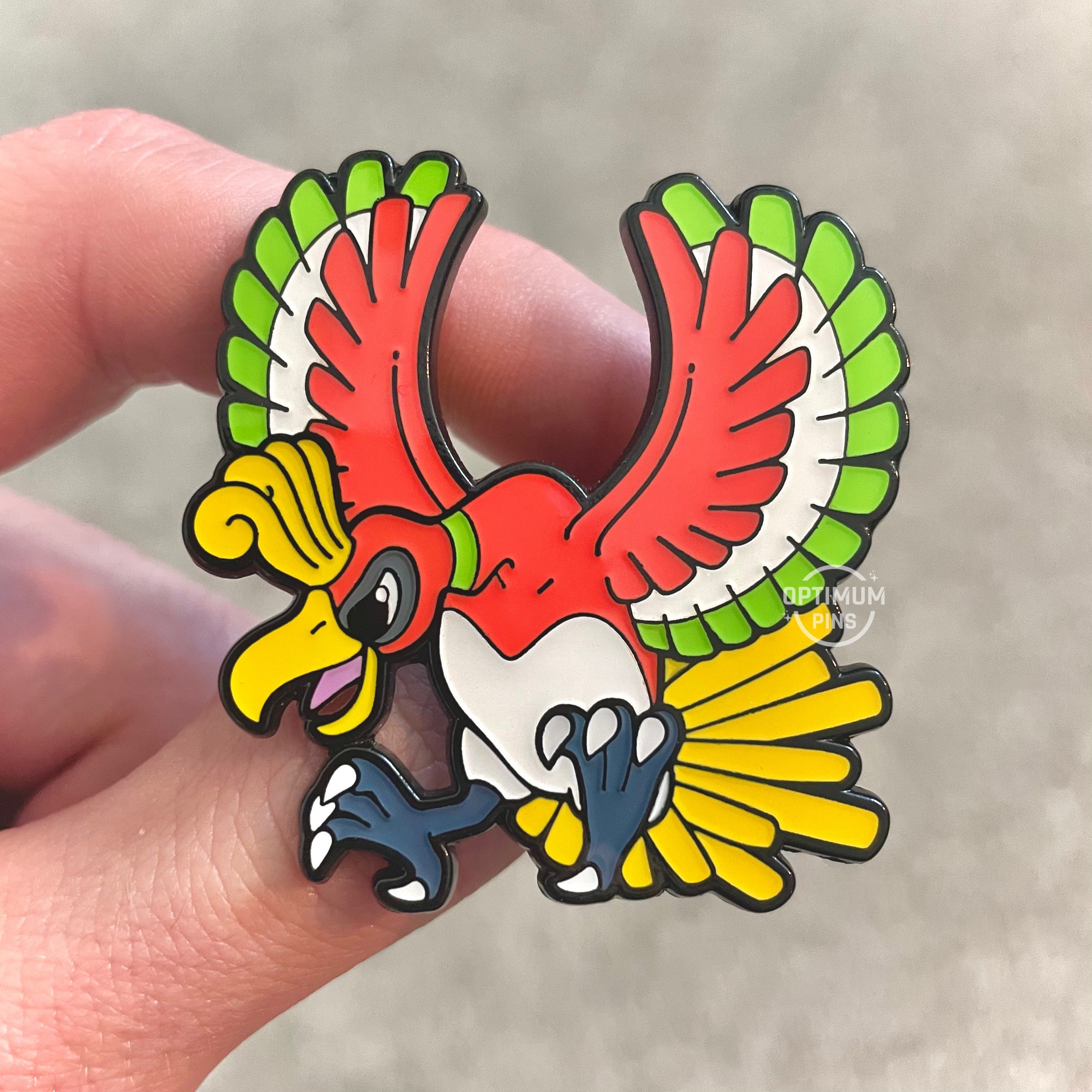 Lugia & Ho-oh Pokemon Enamel Pins | Gen 2 Legendaries - Etsy