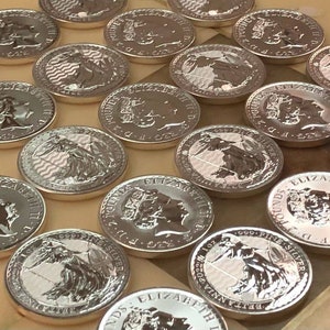 United Kingdom Royal Mint UK Queen Elizabeth II Britannia 2022 1 oz Silver Coin