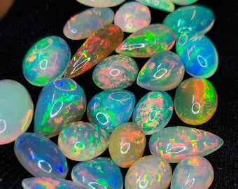 AAA++ Topkwaliteit natuurlijke Ethiopische opaal cabochon Multi Fire Opal edelsteen Fire Opal Cabochon Mix Lot voor het maken van sieraden.