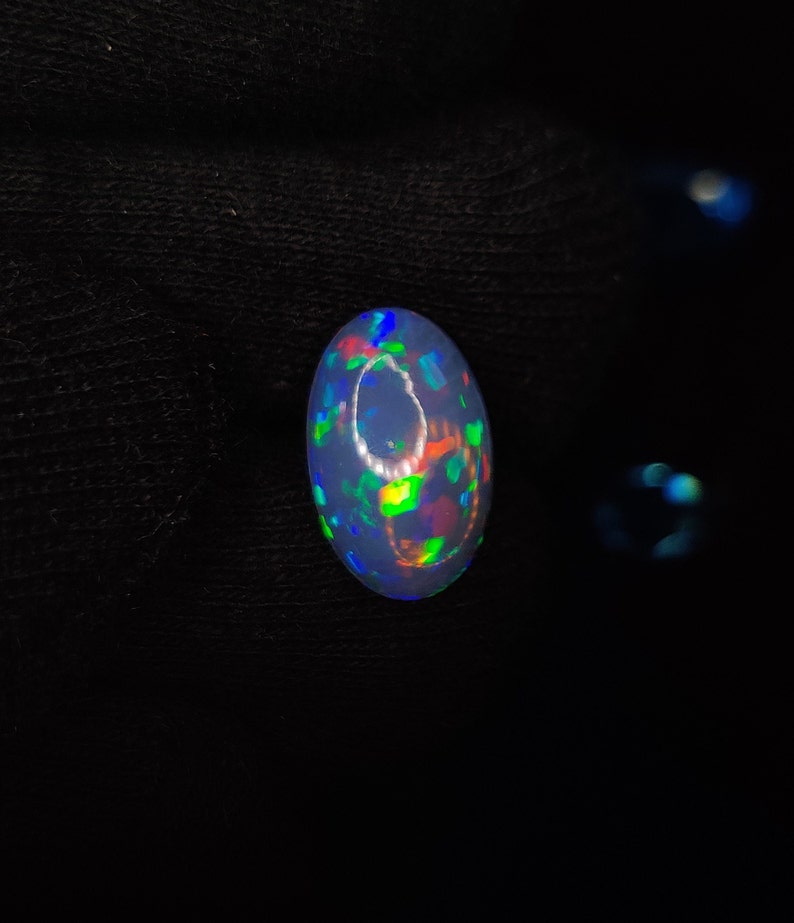 Aaaatop Quality Ethiopian Opal Cabochon Multi Fire Opal Natural Fire ...