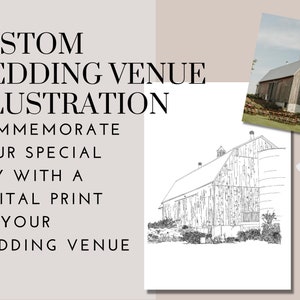 Custom Wedding Venue Illustration