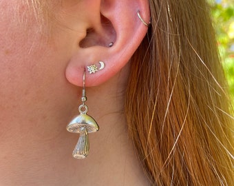 Pendientes Mushroom Charm