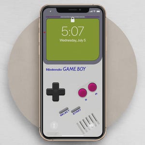 4K Nintendo Gameboy Phone Style Wallpapers | Nintendo Inspired Gaming Console iPhone Wallpaper | Game Console Theme 4K Mobile Home Screen