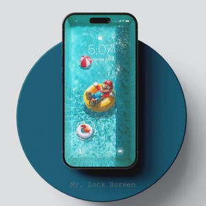 Cool Super Mario Pool Phone Wallpapers | 3D Pool Phone Wallpaper | Android & iPhone Aesthetic Background | Smartphone Wallpaper