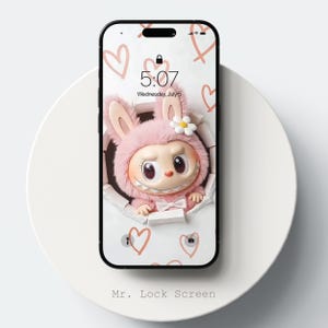 Sisi Mokoko  Labubu Love Video Phone Wallpapers | Video Lockscreen | Android & iPhone Video Background | Animated Smartphone Wallpaper