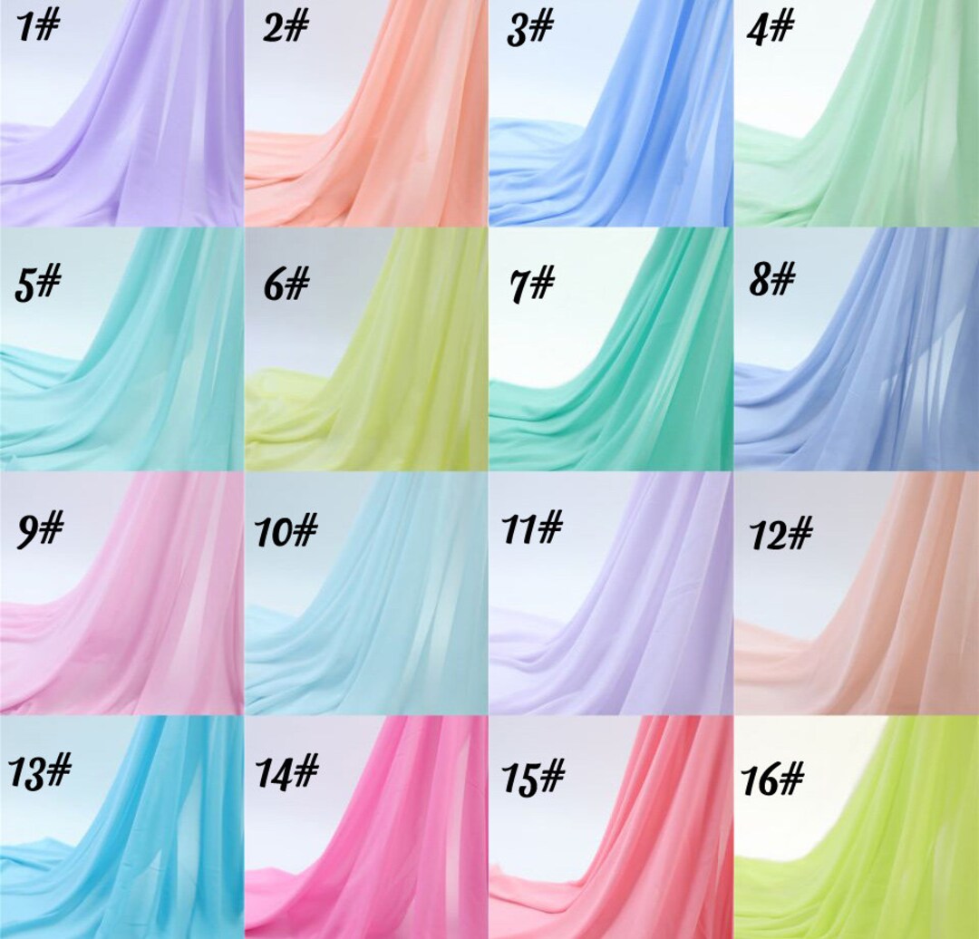 Pink Chiffon Fabric,polyester Chiffon , Dress Fabric , Plain Chiffon - Etsy