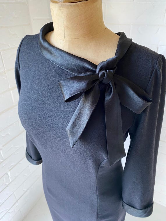 Kristin Kavanah Classic Black Bow Dress View 2
