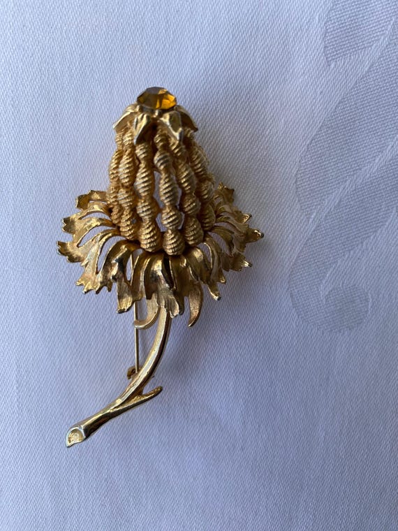 Vintage 1960's Waratah Brooch by Monet