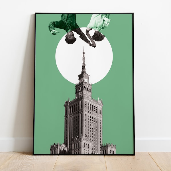 Circle Warsaw Fine Art Print (40x60cm) // Culture and Science Palace, Pałac Kultury i Nauki, Travel Poland, Contemporary Warsaw