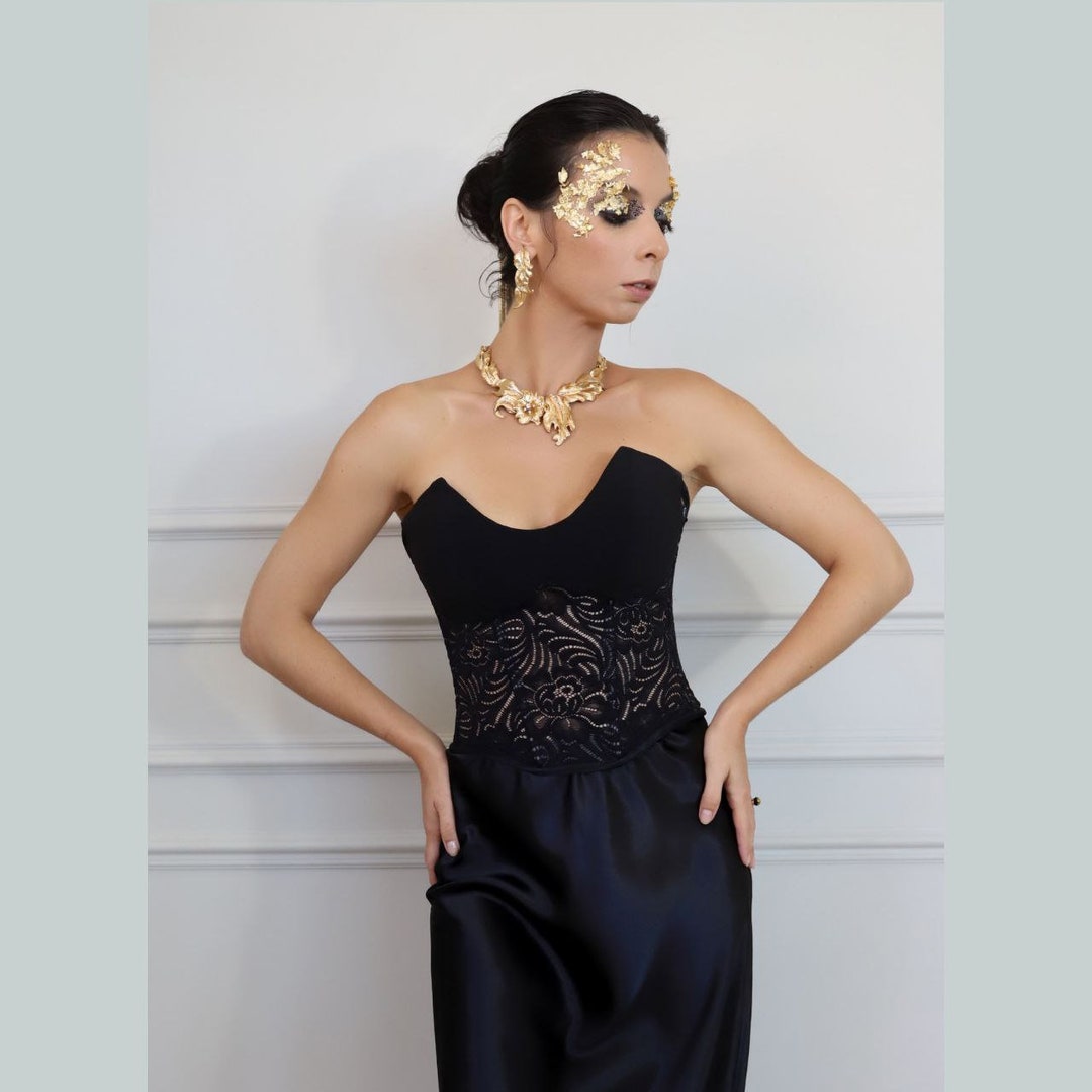 cotton beach dress White Blouson – Lindsey Brown Self-Portrait // Black Rhinestone Size:EU32 plus size quinceanera dresses