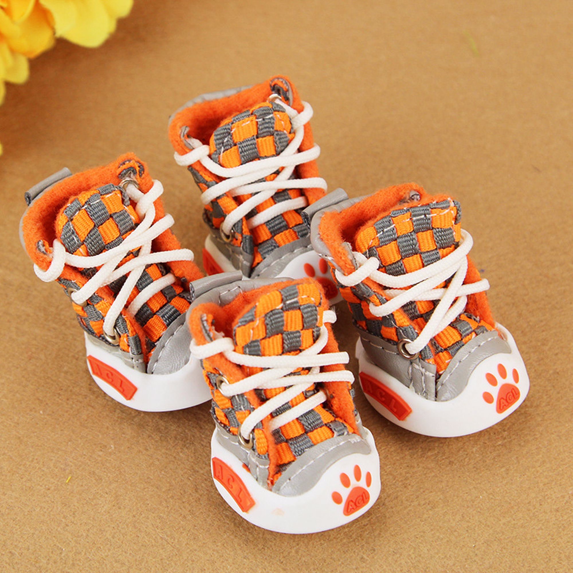 4pcs/set Pet Dog Shoes Small Dog Puppy Boots Vintage Style Dog Etsy