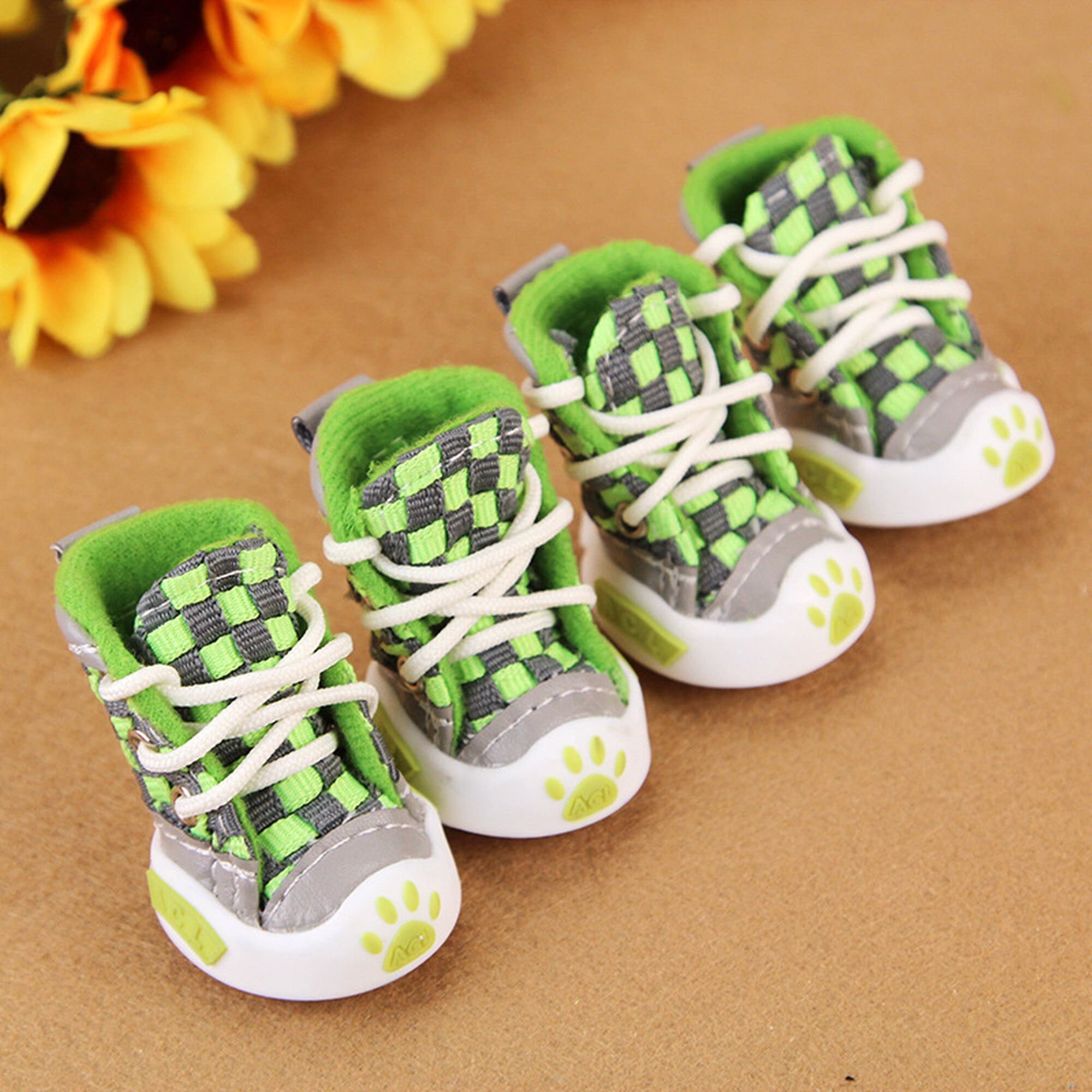 4pcs/set Pet Dog Shoes Small Dog Puppy Boots Vintage Style Dog Etsy