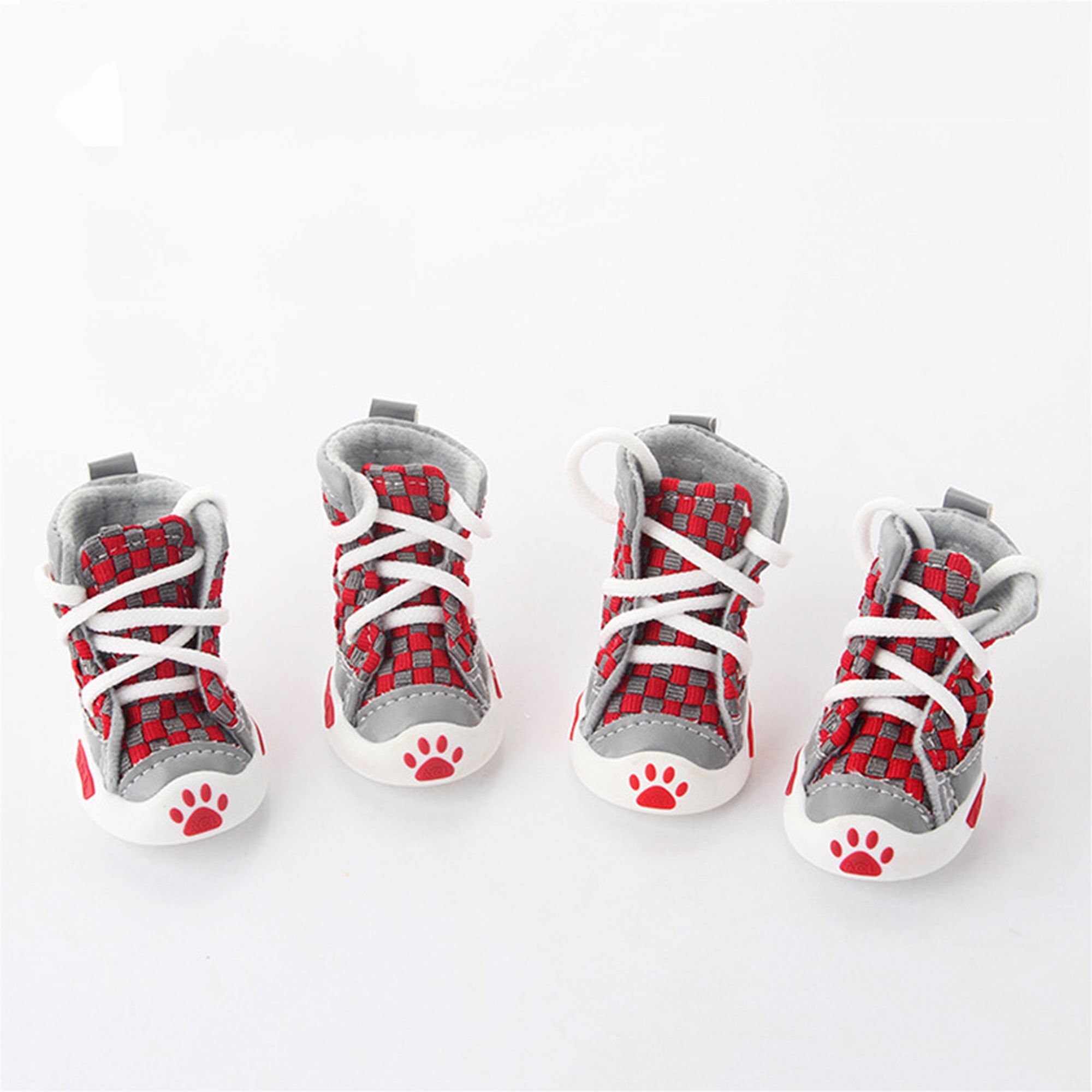 4pcs/set Pet Dog Shoes Small Dog Puppy Boots Vintage Style Dog Etsy