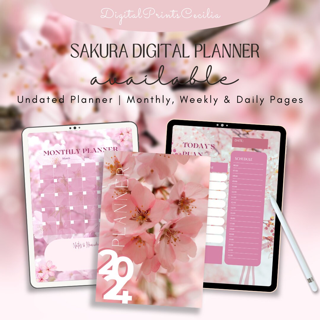 Sakura Tree (With Light & Calendar 2024) – ARTIWAVEPAD