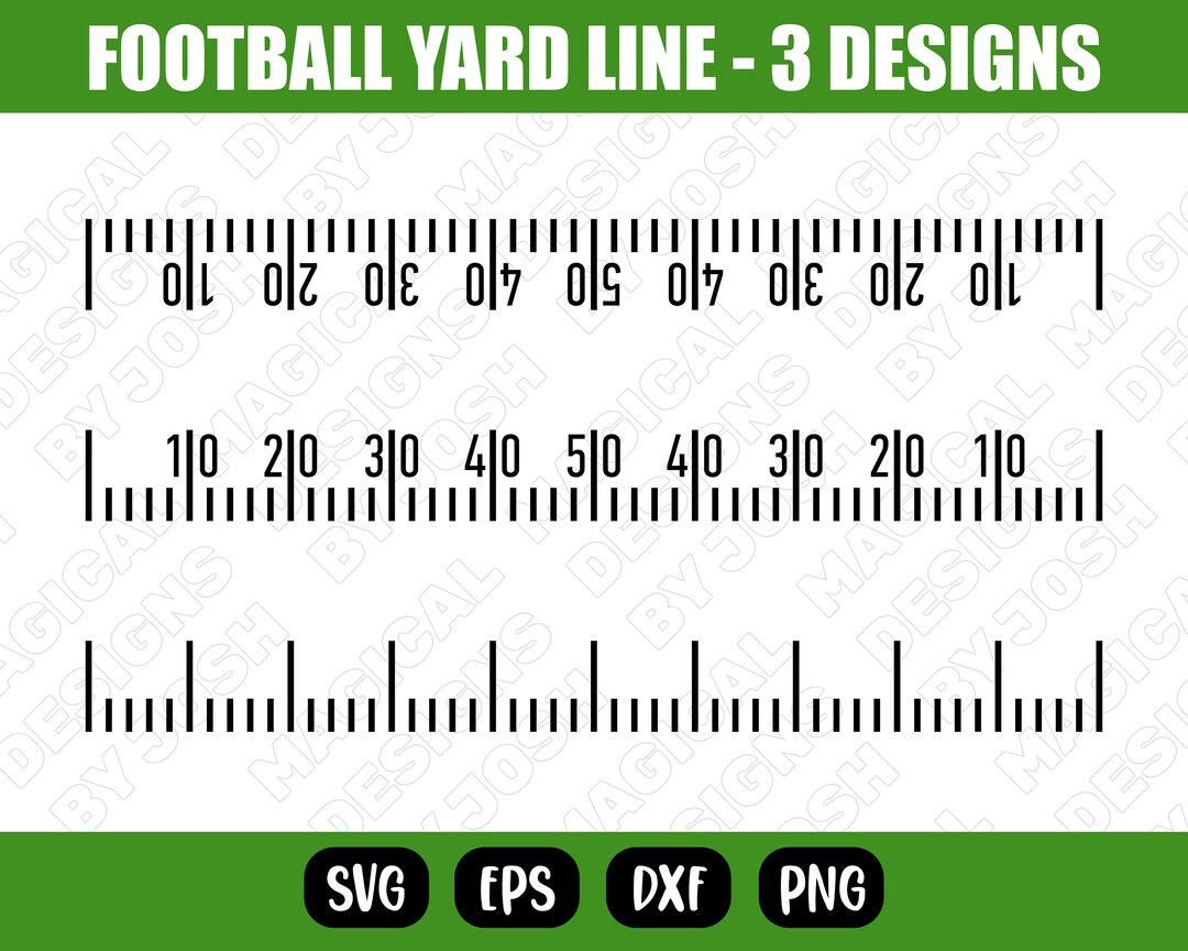 Voetbal Yard Line Svg Voetbalveld Svg Yard Line Clipart Etsy Nederland