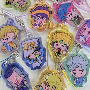 JOJO 1.3&quot; Mini Acrylic Charms (NEW)