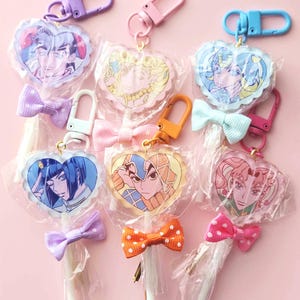 JoJo 1.5&quot; Acrylic Lollipop Keychains (final sale)