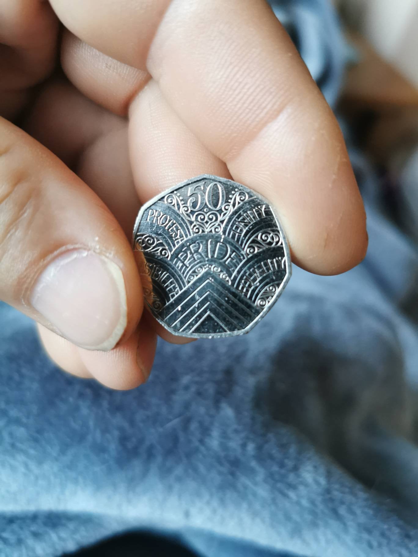 2022 Uk Fifty Years Of Pride 50 Pence 50p Coin From A Sealed Bank Bag 2022-uk-fifty-years-of-pride-50-pence-50p-coin-from-a-sealed-bank-bag