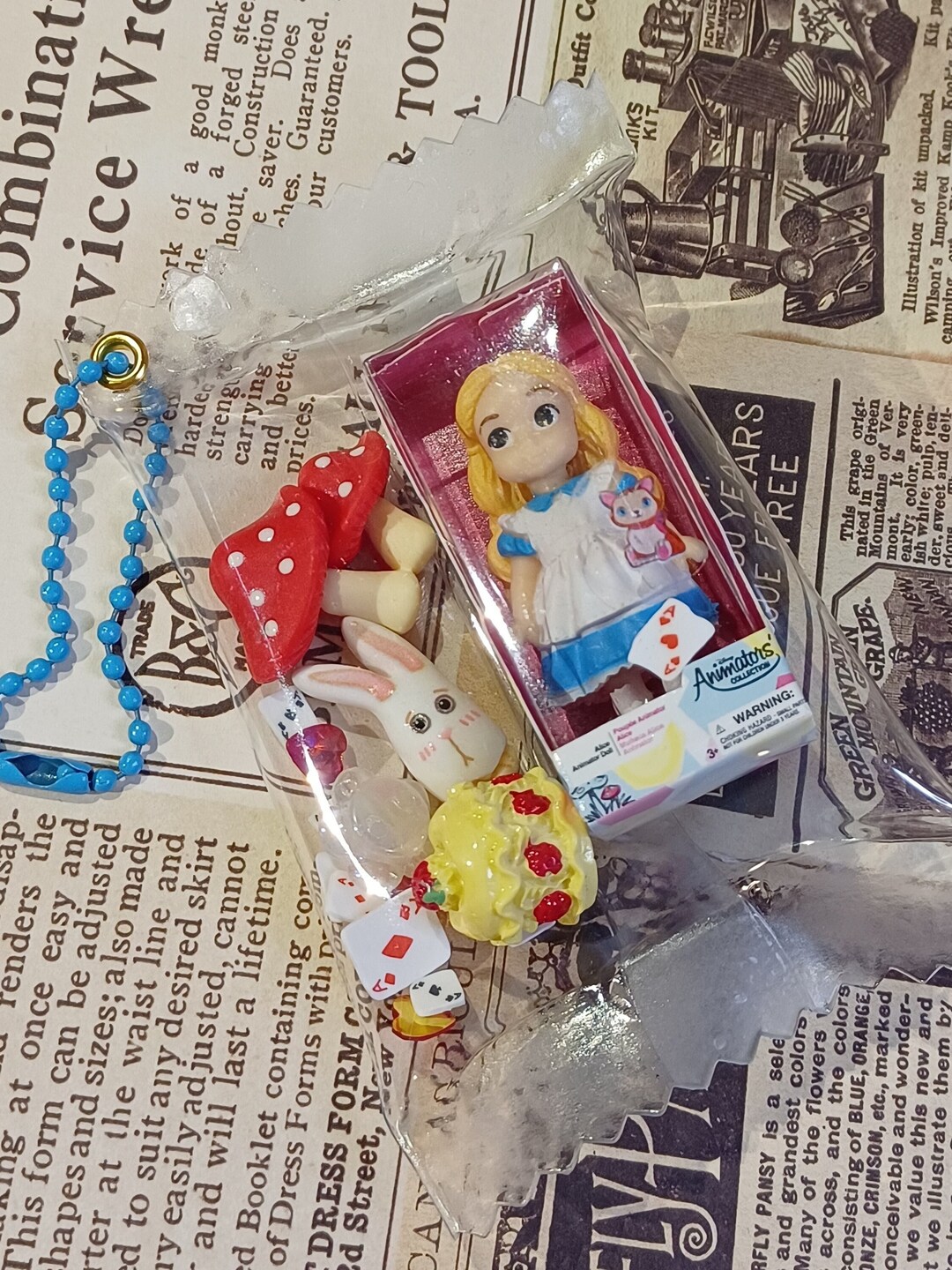 Jumbo Candy Bag Charm / Bag Clip / Charm / Shaker Charm Etsy