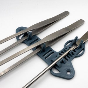 Aquarium Aquascaping Tool Holder Tweezers & Spatula Only in Grey, Aquarium Accessories, Aquarium Supplies, Planted Aquarium, Gift for Him