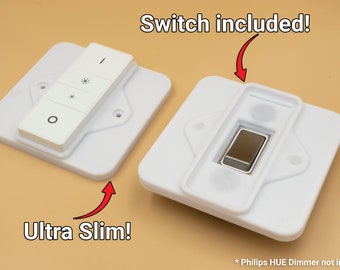 Ultra Slim Philips Hue GEN1 Dimmer Adapter + UK Schalter | Ultra Slim Schalter | Smart | Startseite | Wohnen | Dekor | Beleuchtung | Lichter | Zuhause