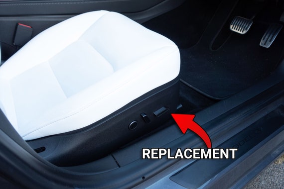 Tesla Model 3 & Tesla Model Y Seat Adjustment Position Button Cap, Tesla Car Seat, Tesla Accessories, Tesla Car Parts Replacement Button