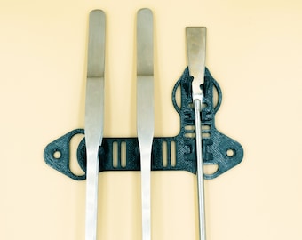 Aquarium Aquascaping Tool Holder Tweezers & Spatula, Aquarium Accessories, Aquarium Tweezers, Fish Tank Tools, Fish Aquatic Supplies