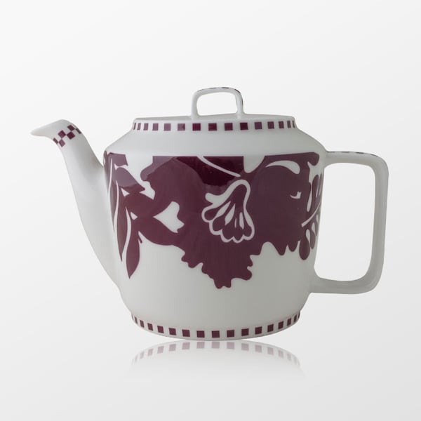 Missoni By Richard Ginori Claret Porcelain Teapot 1,2 Lt.