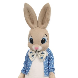 Easter Bunny Mascot Costume, Adult Mascot Costume, Party Mascot Costume, Event Mascot Costume, Birthday Party Costume, Luxury Mascot Costume